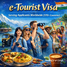 Visa Turis India Elektronik - 1 Bulan (Juli - Maret)