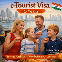 Visa Turis India Elektronik - 5 Tahun