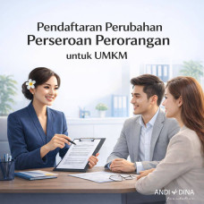 Amendment Registration of Individual Company (PT Perorangan) for MSMEs